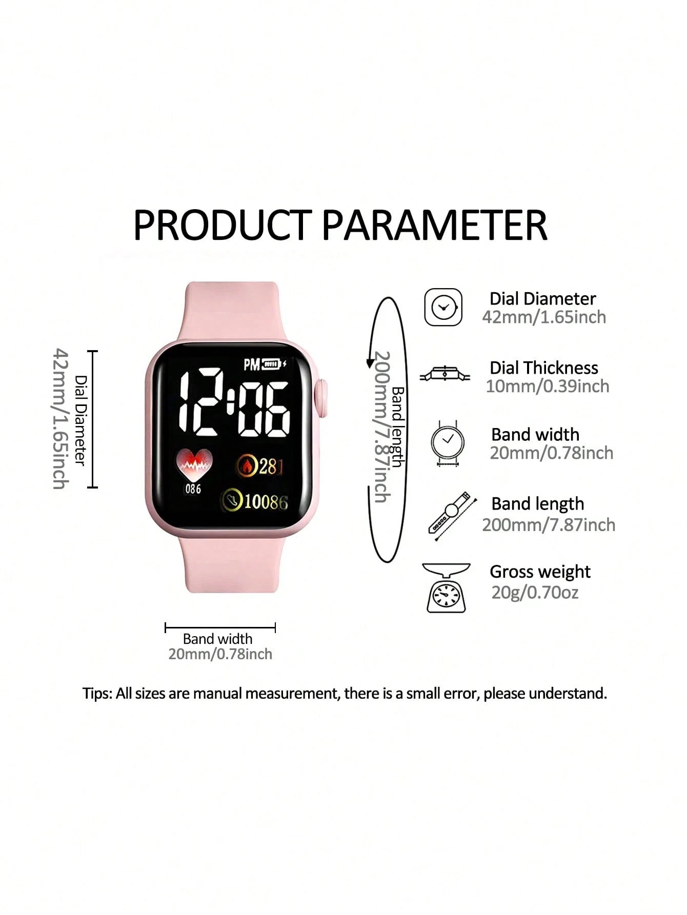 3pcs Cute & Fashionable Kids Electronic Watch Set With Pink PU Leather Wallet And Heart-Shaped Bracelet, Luminous Digital Watch, Suitable For Girls, Versatile For Daily Wear And Parties, Great Gift Fo