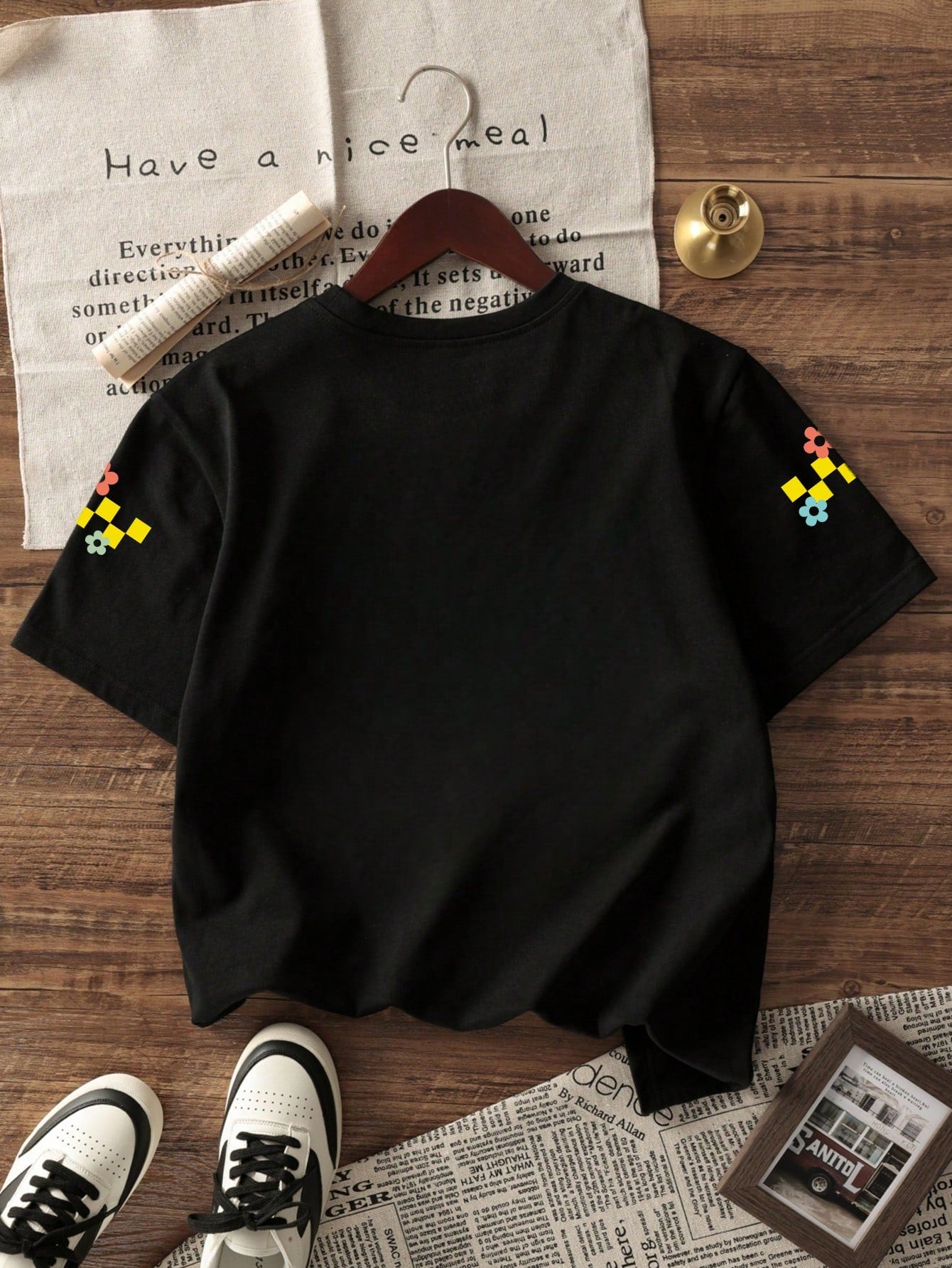 3pcs/Set Girls Casual Printed Round Neck Short Sleeve T-Shirts, Summer Baby Girl Clothing- Eye-Catching T-Shirts That Bring Joy And Happiness To Every Child!