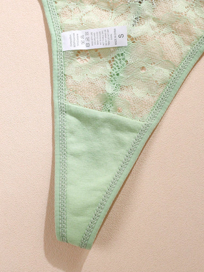 3pcs Sexy Women Metal Chain Thong Panties