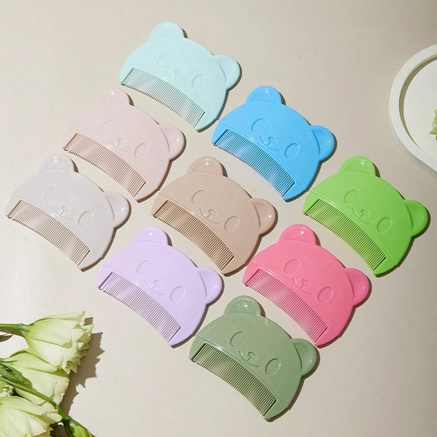 3pcs Soft Baby Scalp Brush, Massage Brush For Newborn To Remove Vernix, Cradle Cap, Hair Cleaning Products For Infants- Multi-Color
