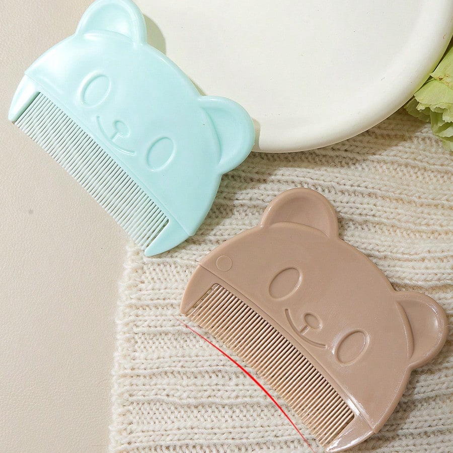3pcs Soft Baby Scalp Brush, Massage Brush For Newborn To Remove Vernix, Cradle Cap, Hair Cleaning Products For Infants- Multi-Color