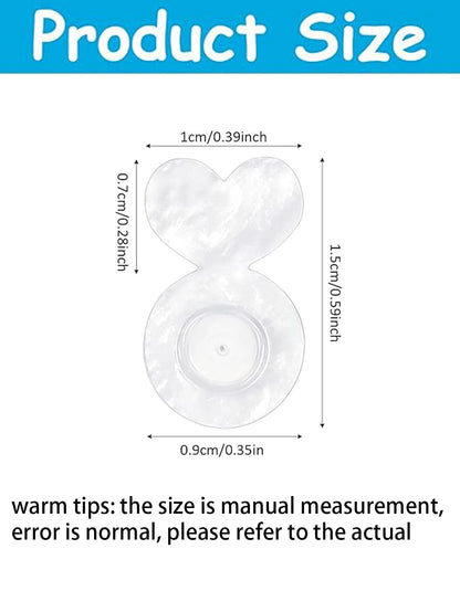 4/8/10/12/14pcs Rubber Earring Backs Silicone Anti-Drop Anti-Slip Earring Backs Suitable For Dangle Earrings Large Earrings And Ear Lobe Replacement