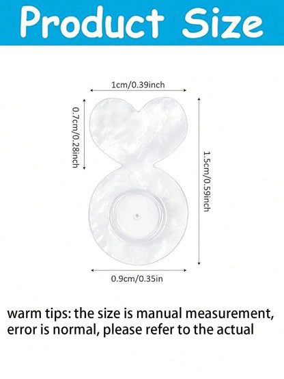 4/8/10/12/14pcs Silicone Ear Pads Set, Anti-Slip Anti-Drop Ear Plugs, Earring Backs, Suitable For Dangle Earrings, Large Earrings, Earring And Ear Lobe Replacement