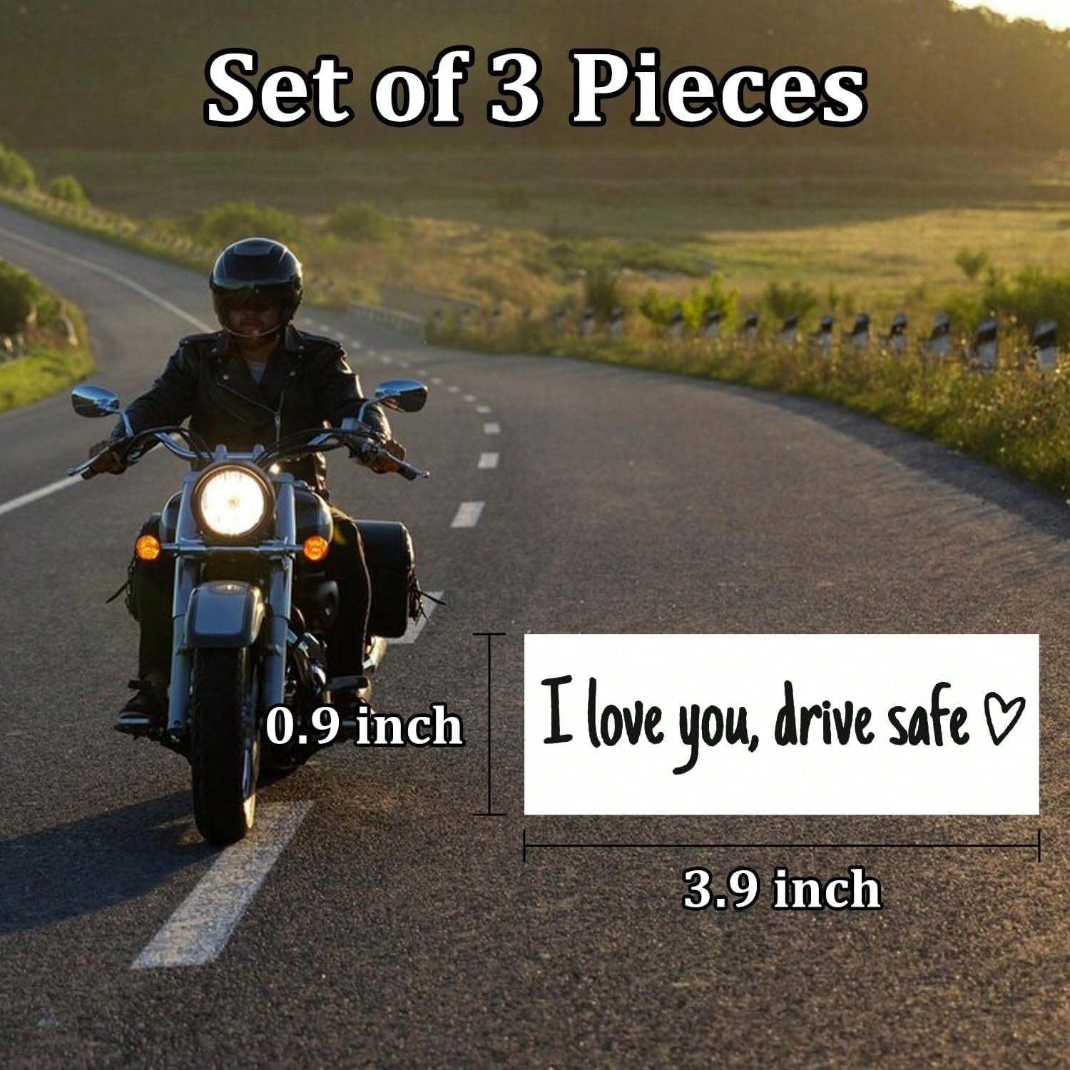 4 Pack I Love You Vinyl Decals For Rearview Mirror – Cute Car Stickers For Windshield Window, Romantic Surprise Gift For Her Him, Daily Love Reminder