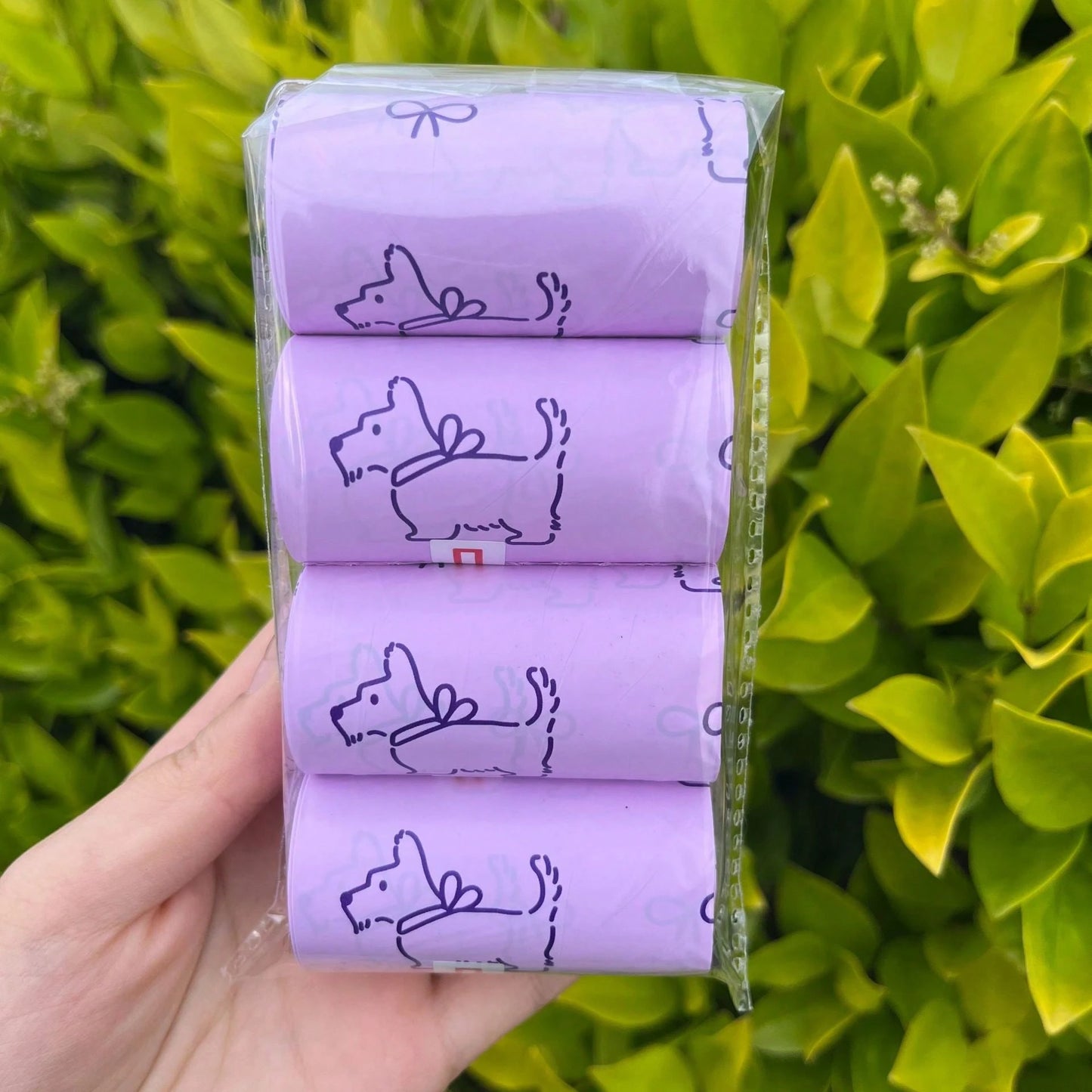 4 Rolls/80pcs Thickened Pet Waste Bags, Scented, Cute Design, Suitable For Cleaning Various Pet Waste, Lemon Fragrance, Multiple Colors & Cute Combinations, Convenient Pet Cleaning Supplies