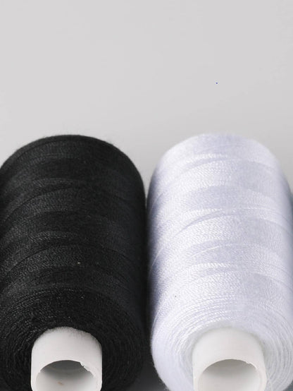 40/2 Black 500 Yard Multi-Purpose Sewing Thread, Household Use