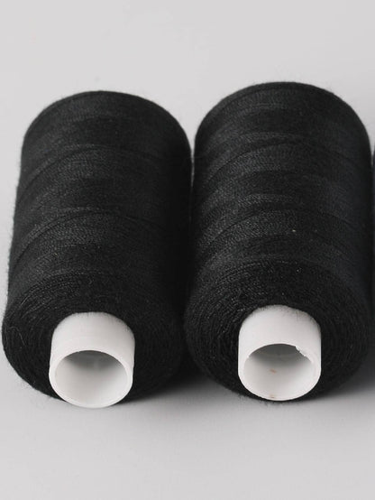 40/2 Black 500 Yard Multi-Purpose Sewing Thread, Household Use