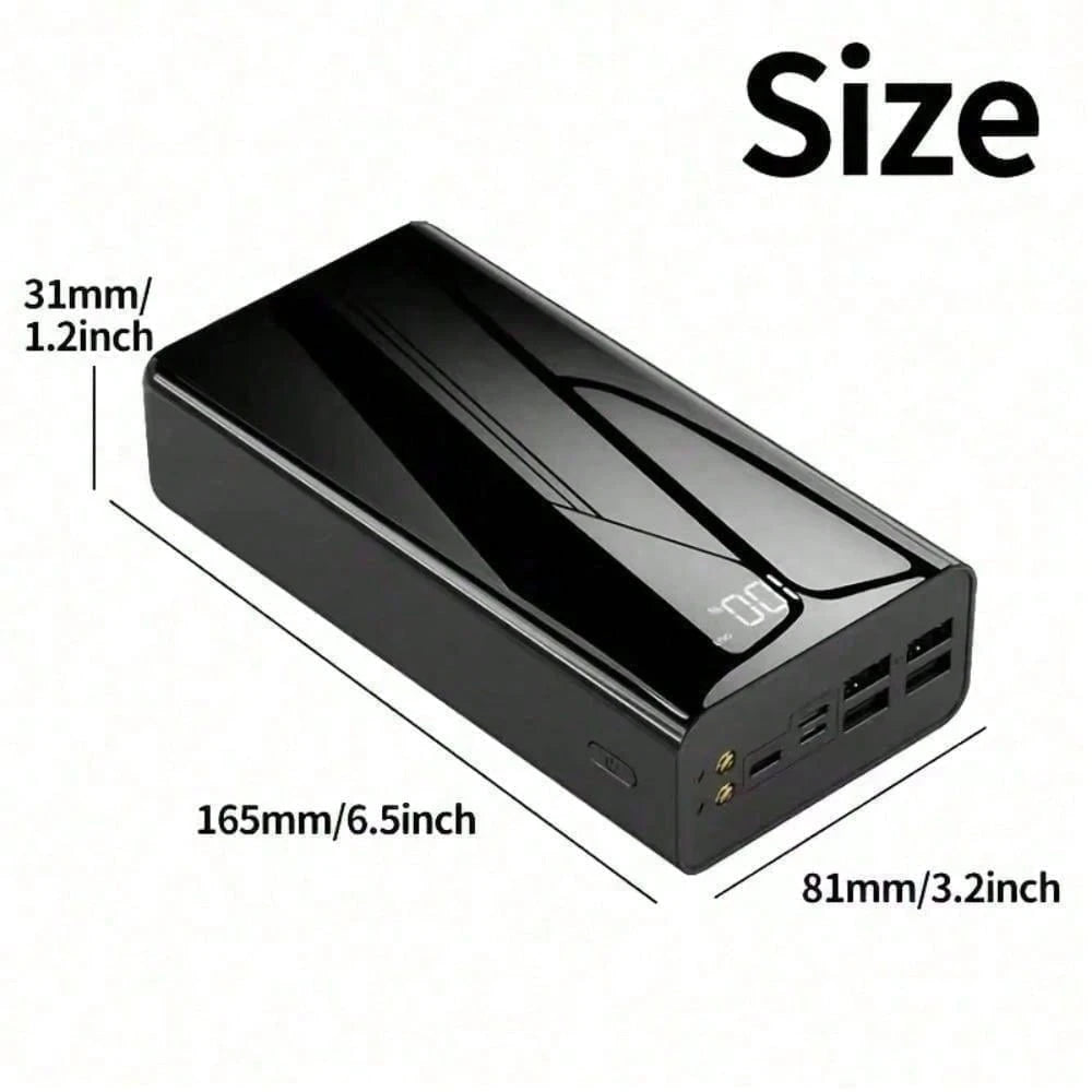 40000mAh Large Capacity Mobile Power Bank With Lighting/LED Power Display/Multiple Type-C/Micro/USB Ports, Can Quickly Charge Mobile Phones/Electronic Products And Other Devices, Portable Emergency Po