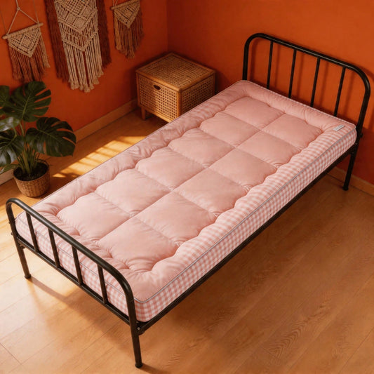 400T Cooling Mattress Topper With 800Gsm Plush Filling, Comfort Deep Sleep Fluffy Mattress Pad, Machine Washable, Multiple Colors For Bedroom And Guest Room