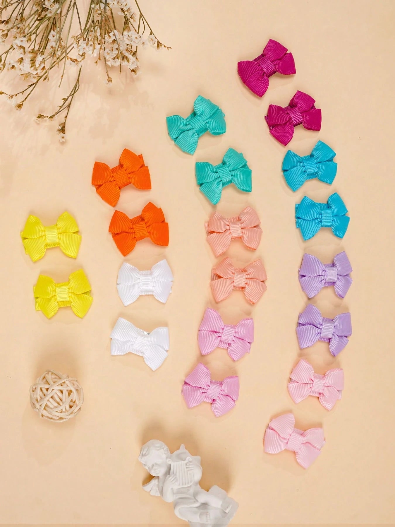 40Pcs Baby Hair Clips Mini Snap Clips Pastel Colors Hair Bows, Non-Slip Clips, Fit For Newborn Baby Fine Hair,Holiday Party Baby Hair Accessories