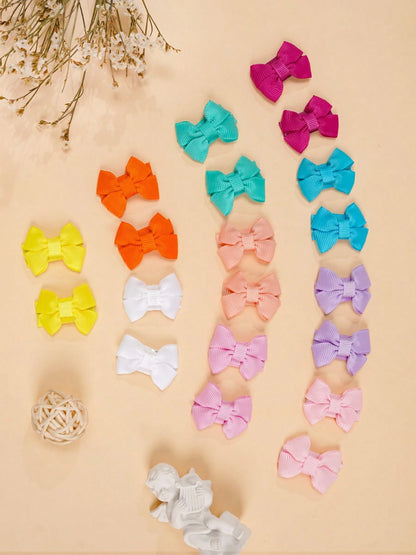 40Pcs Baby Hair Clips Mini Snap Clips Pastel Colors Hair Bows, Non-Slip Clips, Fit For Newborn Baby Fine Hair,Holiday Party Baby Hair Accessories