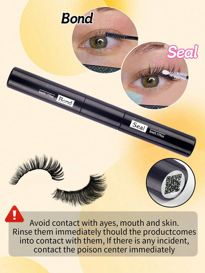 448pcs Eyelash Extension Kit, Includes Eyelash Curler, Eyelash Glue And Tweezers, Suitable For DIY Home Use