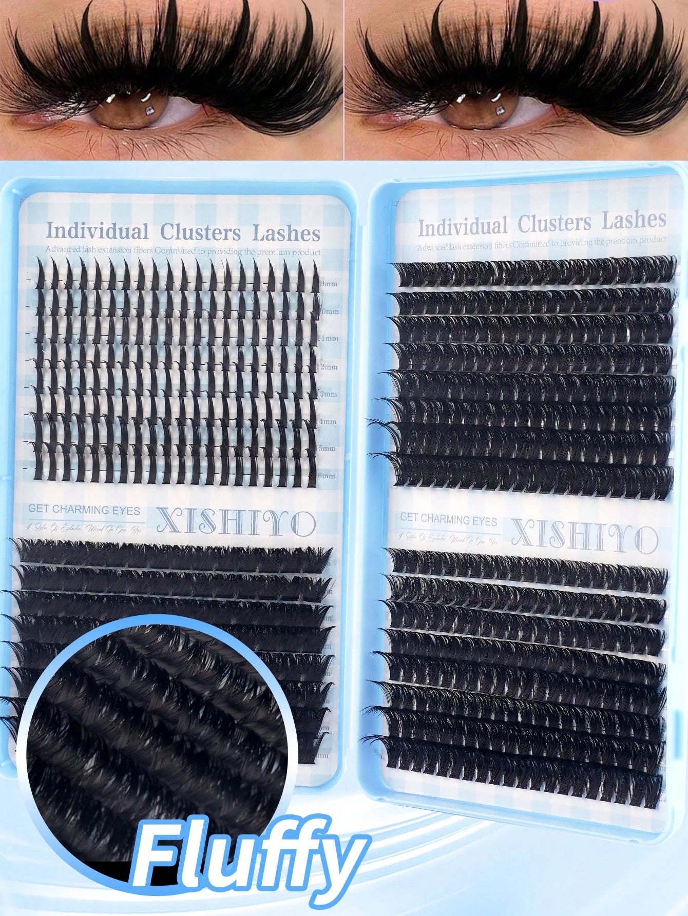 448pcs Eyelash Extension Kit, Includes Eyelash Curler, Eyelash Glue And Tweezers, Suitable For DIY Home Use