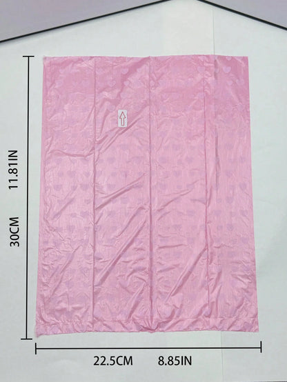 45/75/150/300/750pcs Rolled Heart-Shaped Pet Waste Bags, Cat/Dog Poop Bags, Cat Litter Bags, Outdoor Cleaning Poop Bags, Valentine's Day Gift For Pets