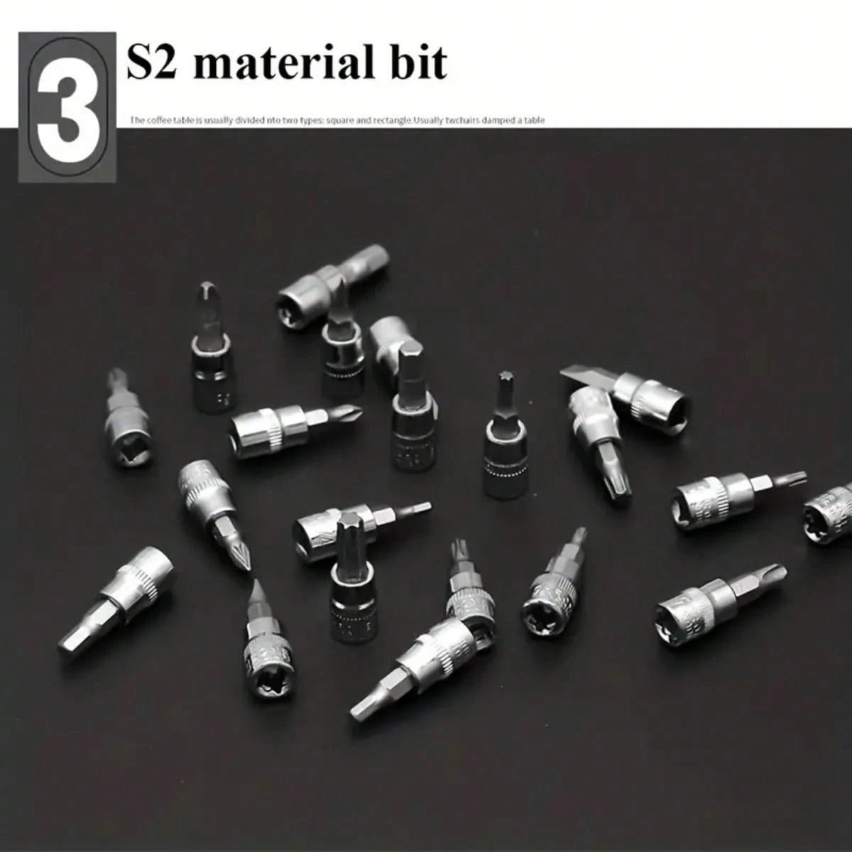 46 PCS Socket Wrench Set, Ratchet Wrench Set And Extension Rod Pan Head Slide Rod Extension Socket For Car Repair And Home Use.