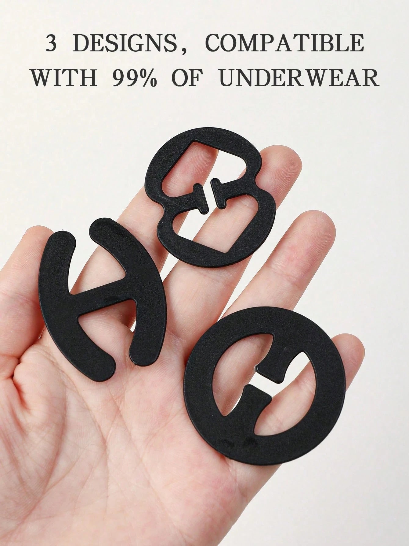 4pcs Back Bra Control Clips, Anti-Slip Buckle, Anti-Exposure Buckle, Women's Lingerie Accessories
