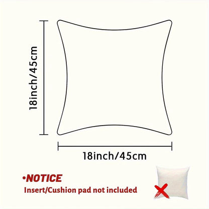 4pcs Neutral Decorative Pillow Covers, Soft Bohemian Style Farmhouse Modern Coastal Spring Decor For Sofa Bed Living Room, Navy Blue Series (Covers Only)