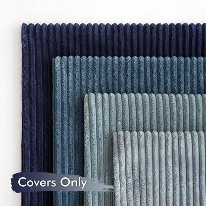 4pcs Neutral Decorative Pillow Covers, Soft Bohemian Style Farmhouse Modern Coastal Spring Decor For Sofa Bed Living Room, Navy Blue Series (Covers Only)