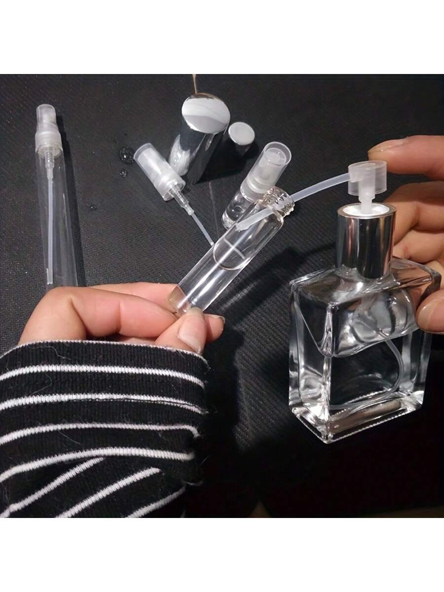 5/10/20Pcs Diffuser Funnel Cosmetic Pump Dispenser Perfume Tool Perfume Atomizer Refillable Bottle Tools, Living Room Home Bedroom Bathroom House Decor, Travel Stuff, Wedding, Party, Birthday, Gifts F