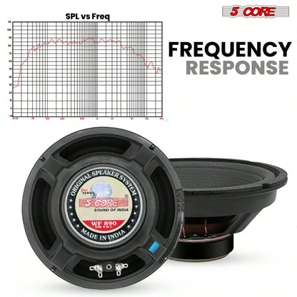 5 Core 8" Subwoofer 500W Car Audio 4Ohm Sub Woofer Speaker