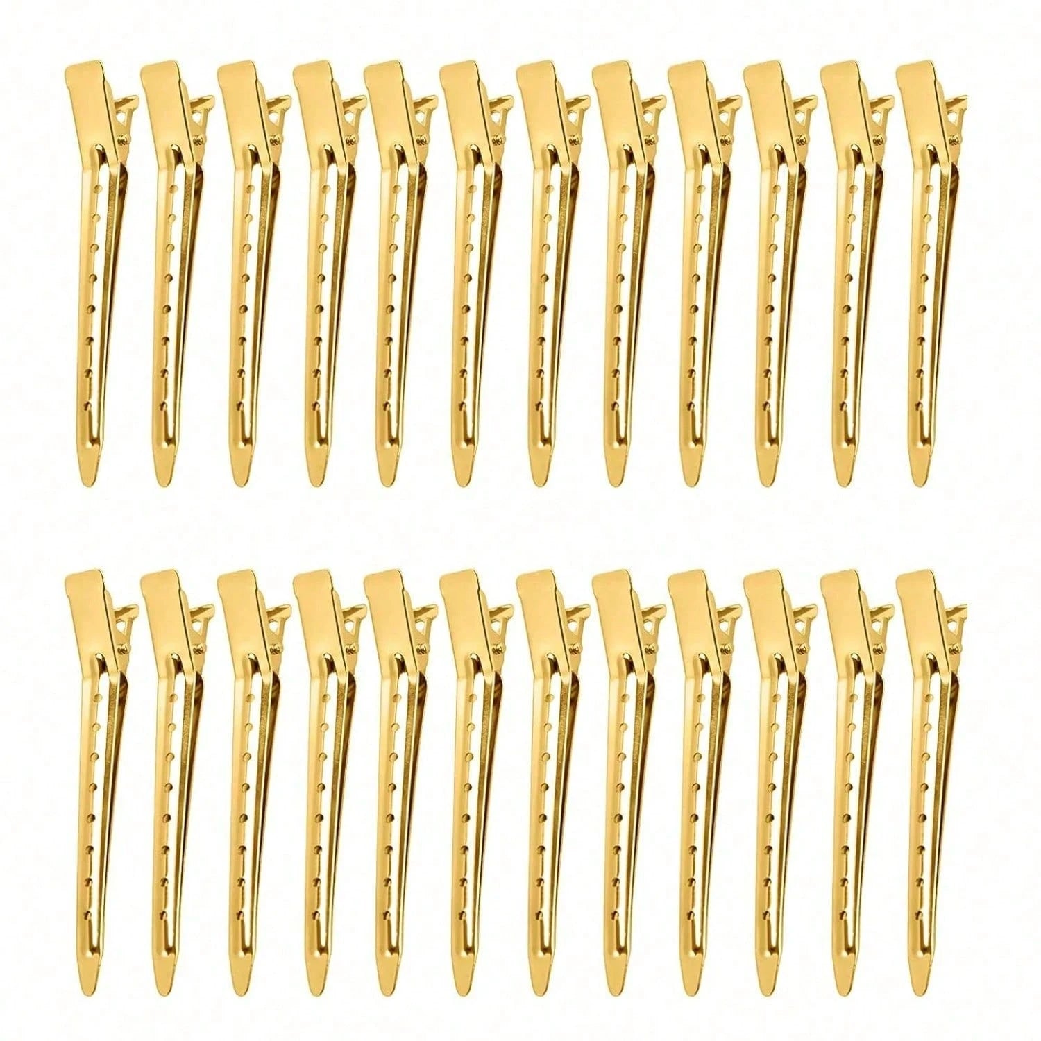 50 Pcs 3.35 Inch Metal Alligator Hair Clips With Styling Comb, Women Hair Styling Tools, Salon Hair Accessories, Travel Gift, Bathroom Hair Clips