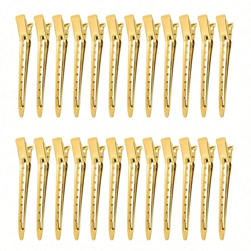 50 Pcs 3.35 Inch Metal Alligator Hair Clips With Styling Comb, Women Hair Styling Tools, Salon Hair Accessories, Travel Gift, Bathroom Hair Clips