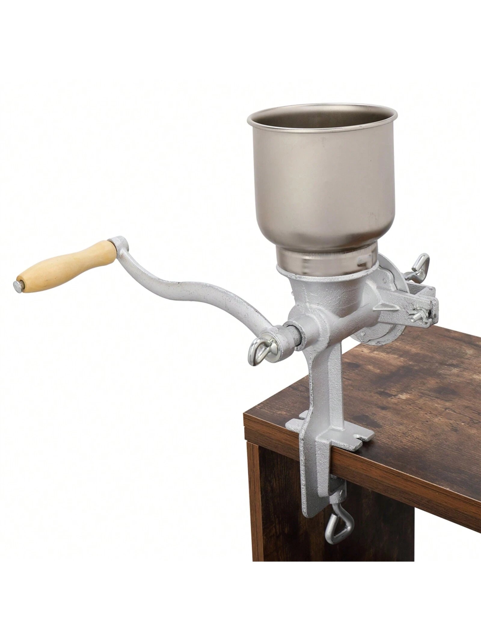 500# Household Hand-Operated Cereal Grinder,Hand Operated Corn Grain Mill Kitchen Food Grinder Hopper For Corns Coffee Wheat﻿