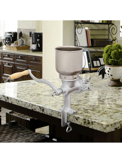 500# Household Hand-Operated Cereal Grinder,Hand Operated Corn Grain Mill Kitchen Food Grinder Hopper For Corns Coffee Wheat﻿