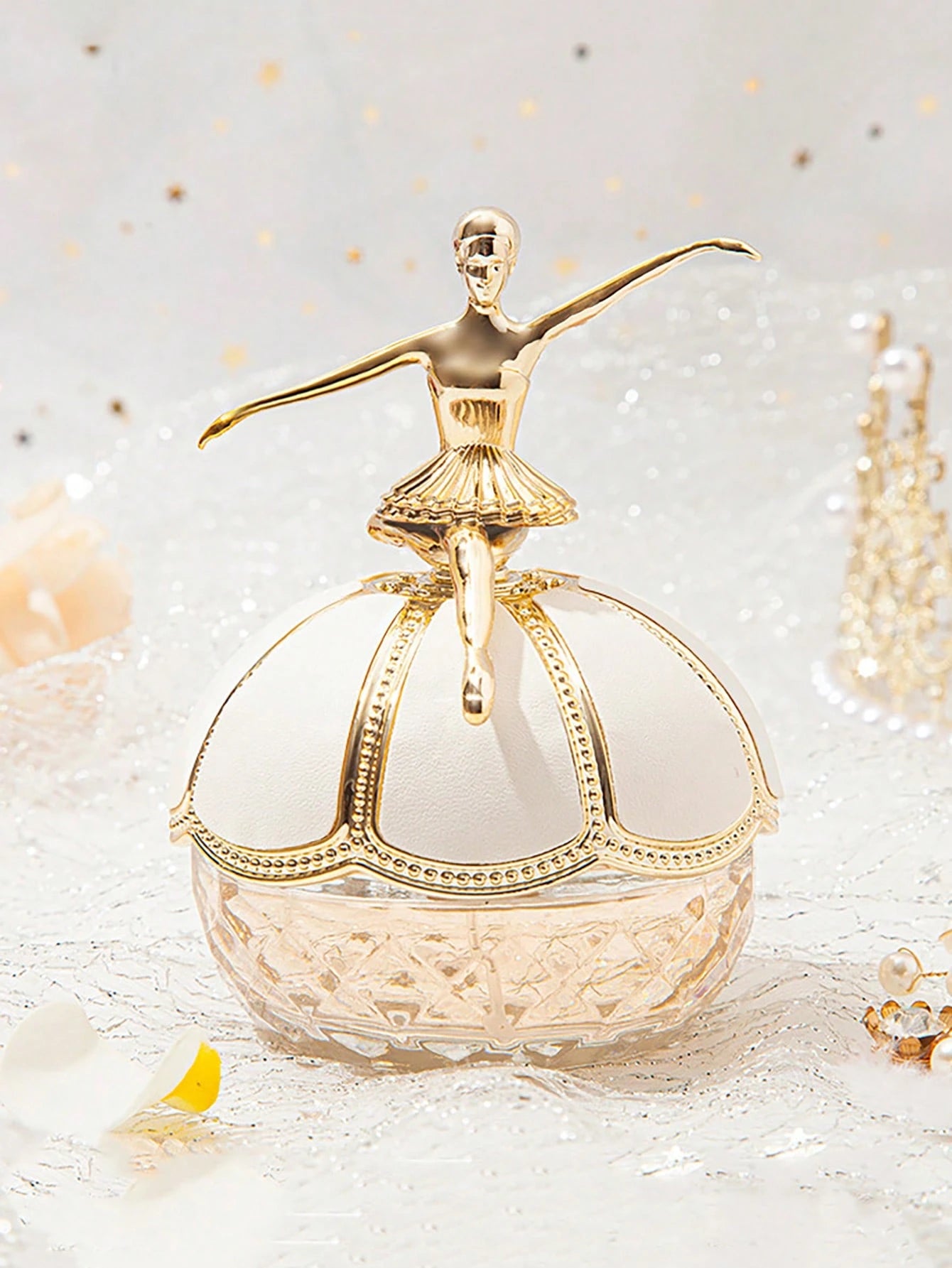 50ML/1.7FL.OZ 1 Piece Ballet Dancer Perfume, Fresh Floral&Fruity Notes For Women, Peach, Rose, Lemon, Blackcurrant, Amber Notes, Gift Set Eau De Toilette Spray For Women, Ideal Holiday Gift