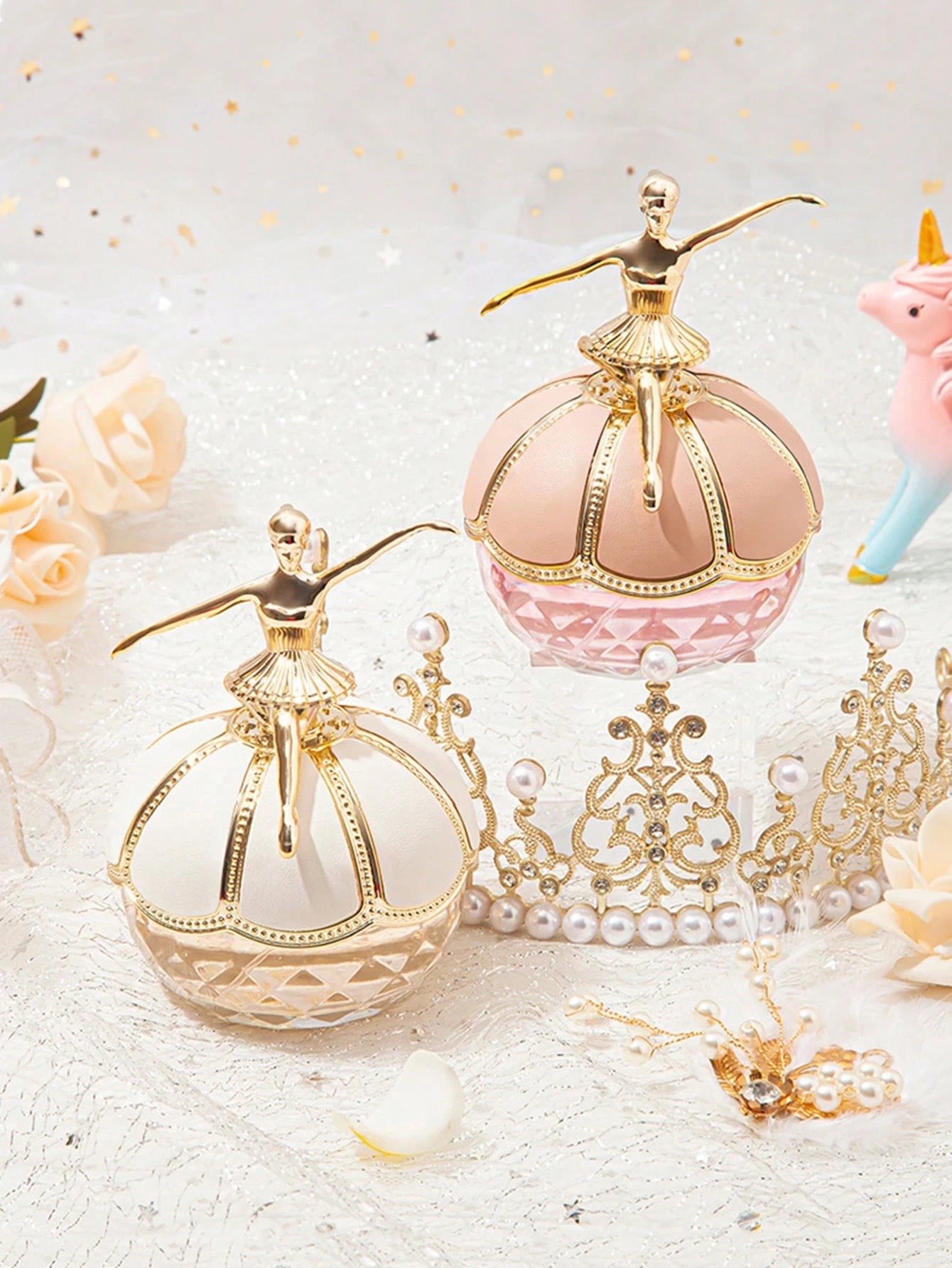 50ML/1.7FL.OZ 1 Piece Ballet Dancer Perfume, Fresh Floral&Fruity Notes For Women, Peach, Rose, Lemon, Blackcurrant, Amber Notes, Gift Set Eau De Toilette Spray For Women, Ideal Holiday Gift