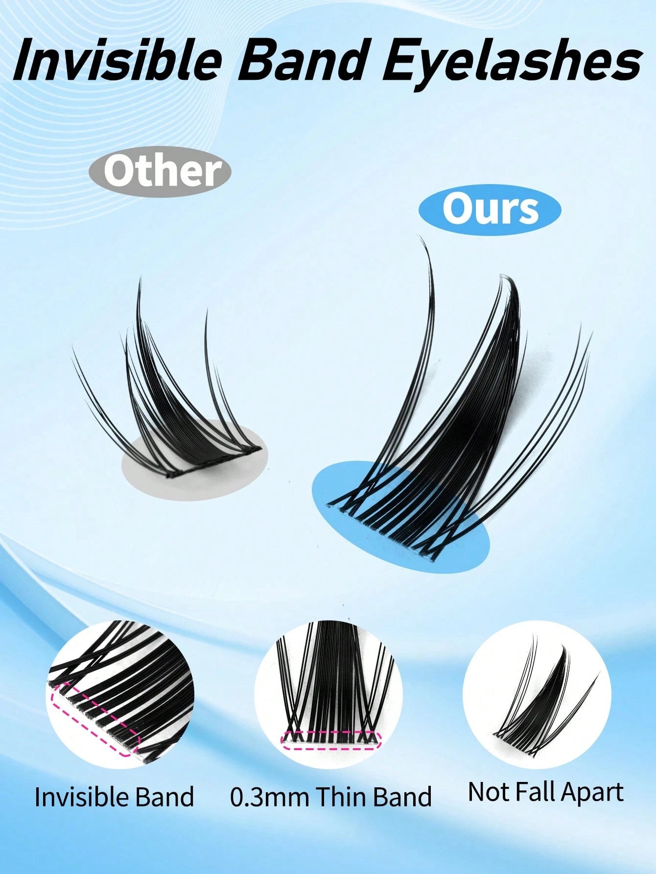 540pcs DIY Eyelash Book, D-Curl, Bulk Supply, Premium Quality, Low Large-Sized Price, DIY Eyelashes, Spongy And Soft, 3D Synthetic Rhinoceros False Eyelashes, Cosmetics, Eyelash Extensions, Short Eyel