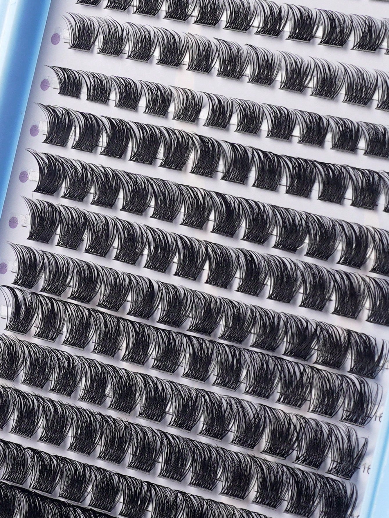 570pcs D-Curl Eyelash Clusters 30D-100D DIY False Eyelash Extension Kit With Glue And Sealer, Tweezers Tool, Mink-Like Texture Natural Curly Eyelash Clusters, Suitable For DIY Eyelash Extensions, Reus