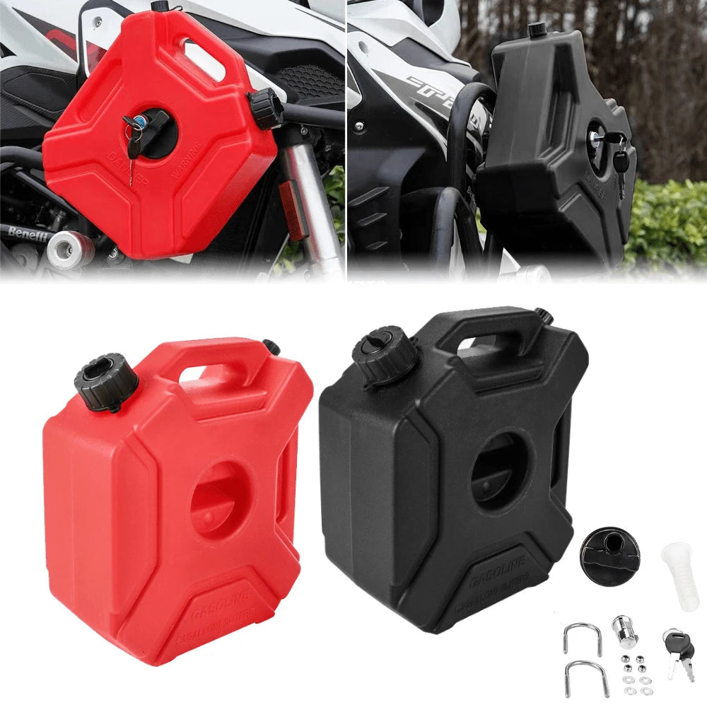 5L Plastic Fuel Tanks For Cars And Motorcycles, Spare Oil Drums, Fuel Cans, Gasoline Cans, And Auxiliary Fuel For Motorcycle Travel And Self-Driving