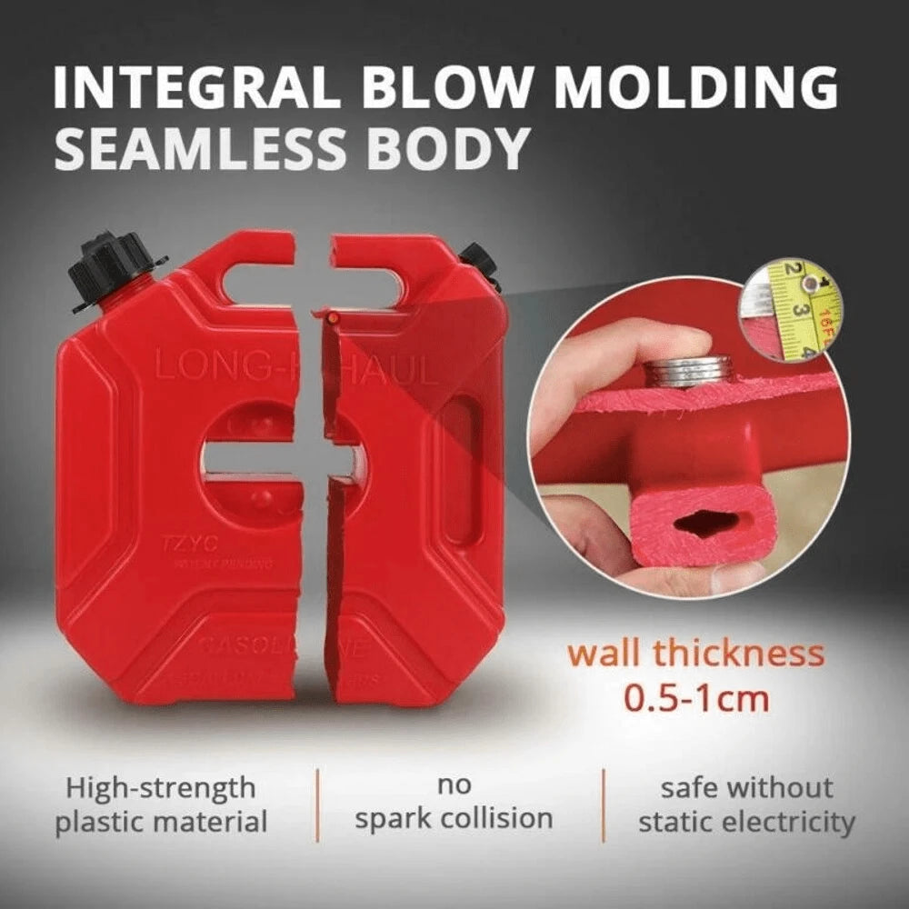 5L Plastic Fuel Tanks For Cars And Motorcycles, Spare Oil Drums, Fuel Cans, Gasoline Cans, And Auxiliary Fuel For Motorcycle Travel And Self-Driving