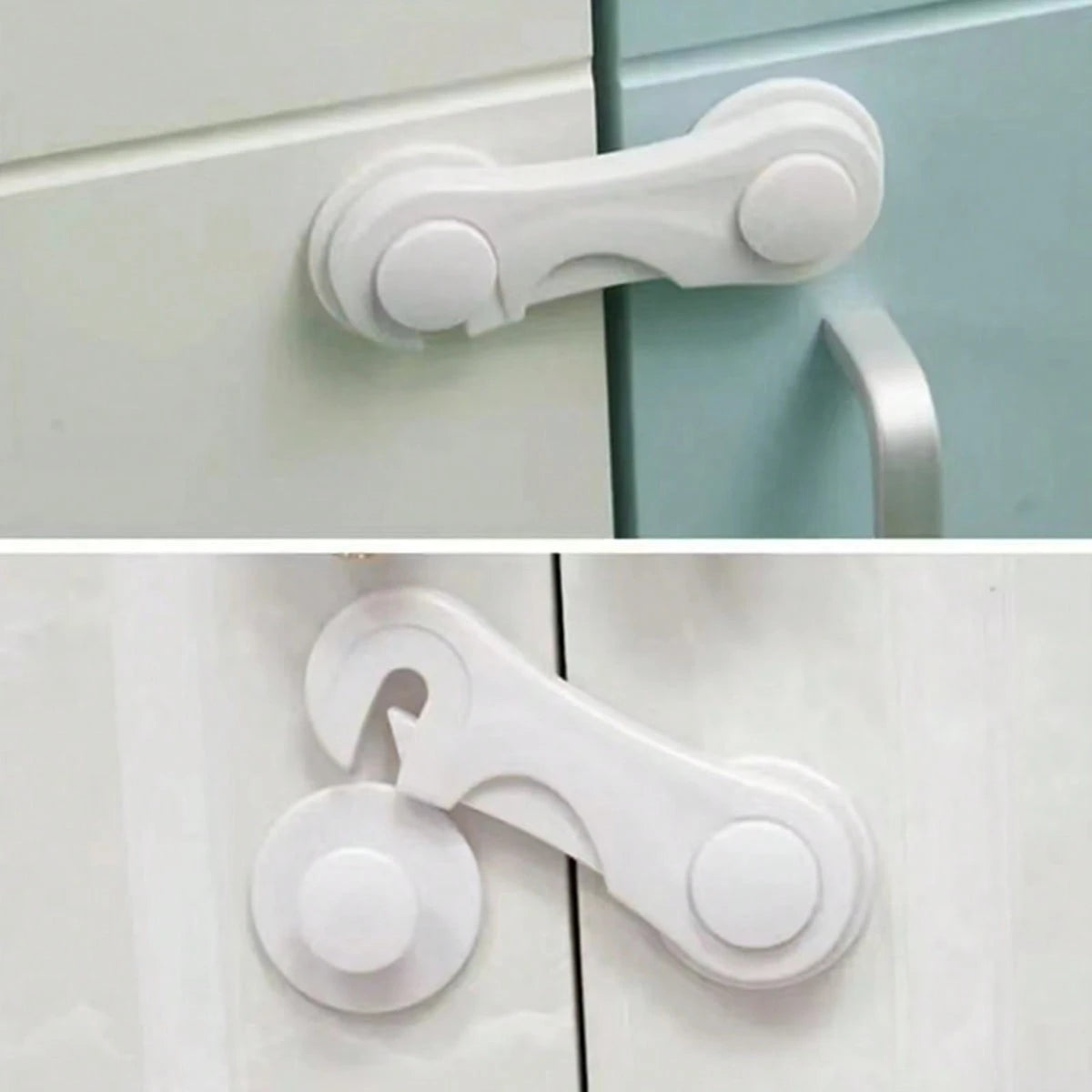 5pcs/12pcs Baby Safety Locks Drawer Locks; Baby Cabinet Door Locks Cupboard Locks Appliance Locks; Baby Cabinet Door Anti-Pinch Wardrobe Locks Home Safety Protection Products Safety Lock Buckles