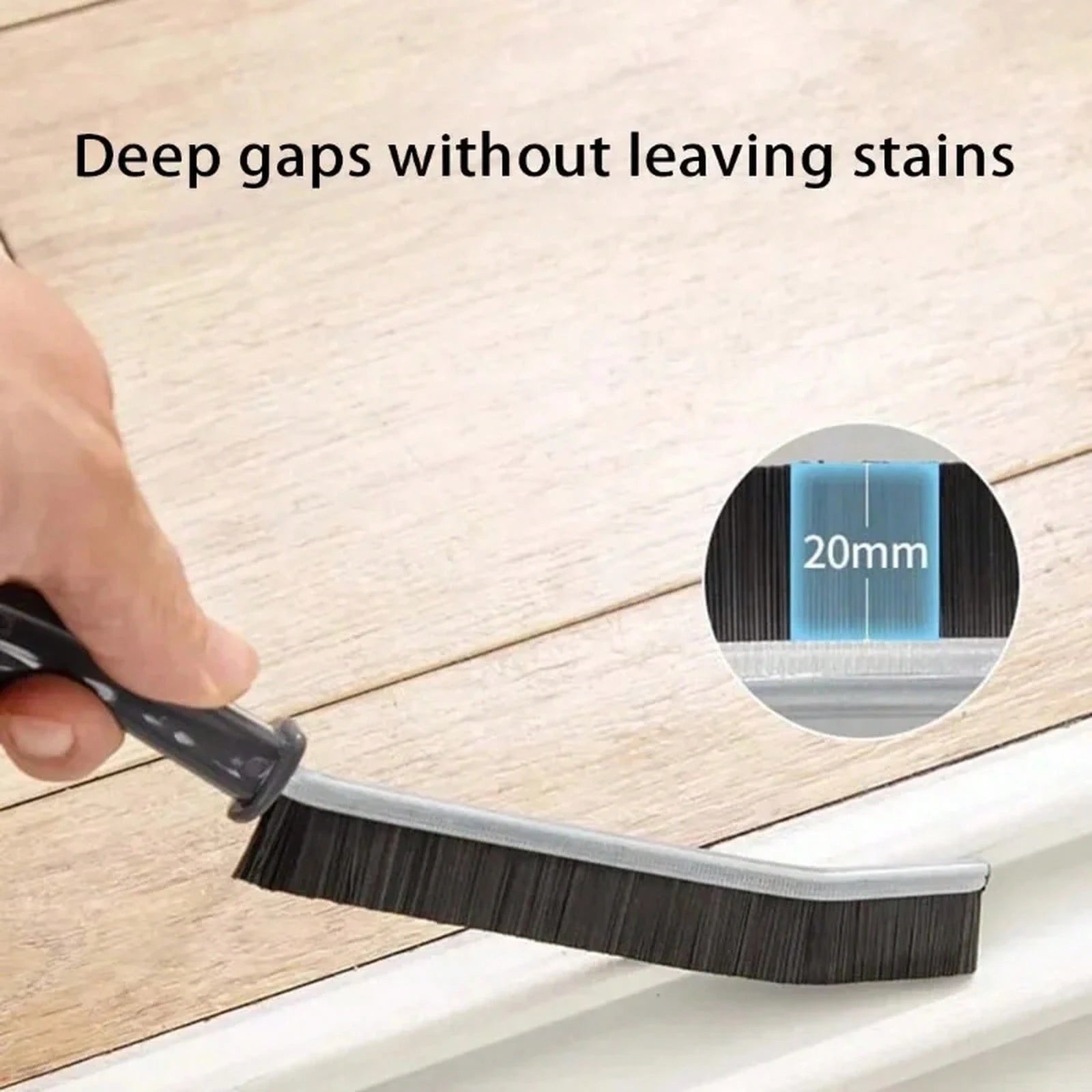 5Pcs Multi-Purpose Crevice Brush Durable Bristle For Car Kitchen Tile Grout Dead End Cleaning Bedroom Floor Line Bathroom Seam