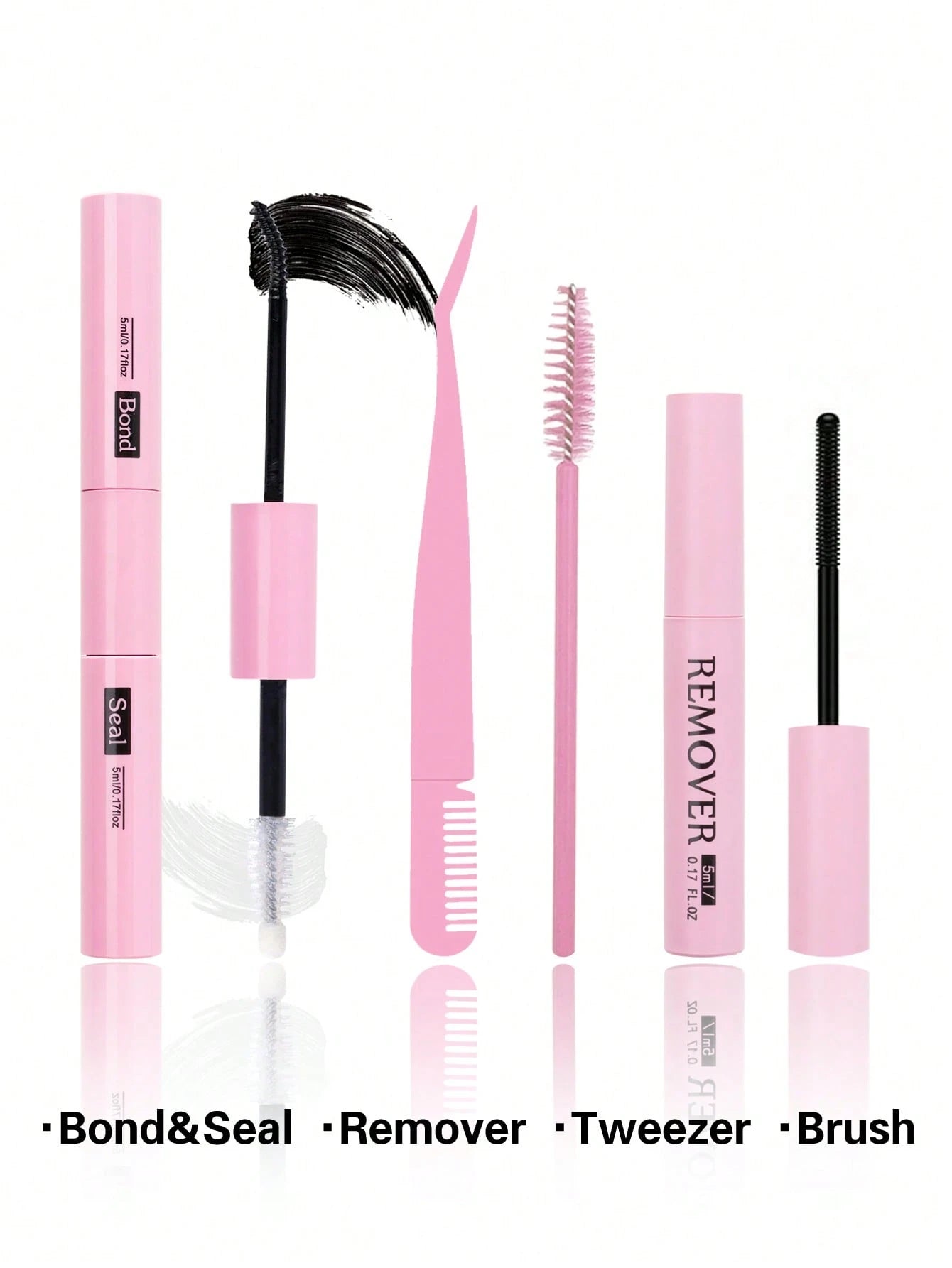 640 Clusters DIY Faux Mink Eyelash Clusters, D Curl, Dense & Fluffy, 8-16mm Mixed Length, Eye-Catching Effect, Suitable For Various Makeup Looks. Glue, Remover, Tweezers Can Be Selected Based On Needs