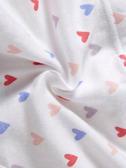 6pcs Young Girls Cute Underwear: With Unicorn, Fox, Balloon, Castle And Other Colorful Patterns