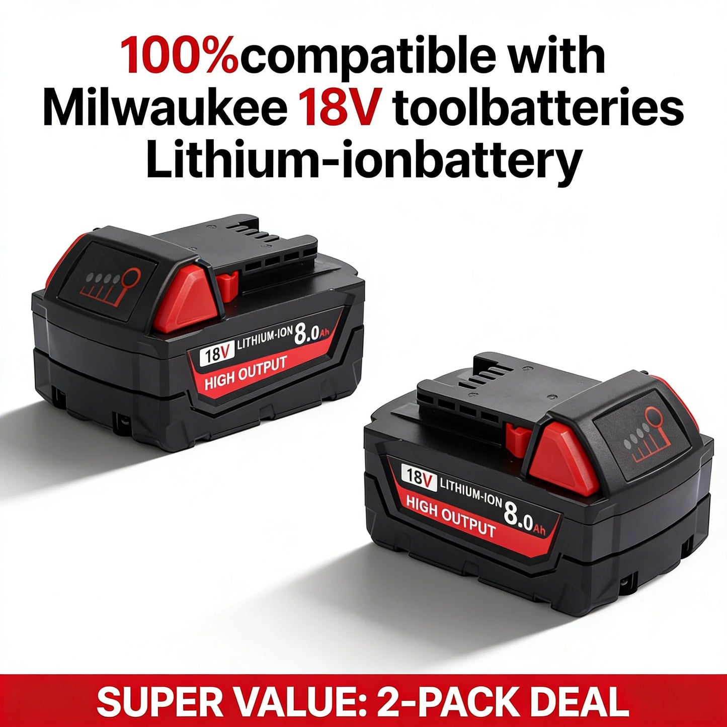 8.0Ah 18V Battery For Tools 48-11-1850 48-11-1860 48-11-1820 48-11-1840 48-11-1815 48-11-1830 48-11-1870 Fast