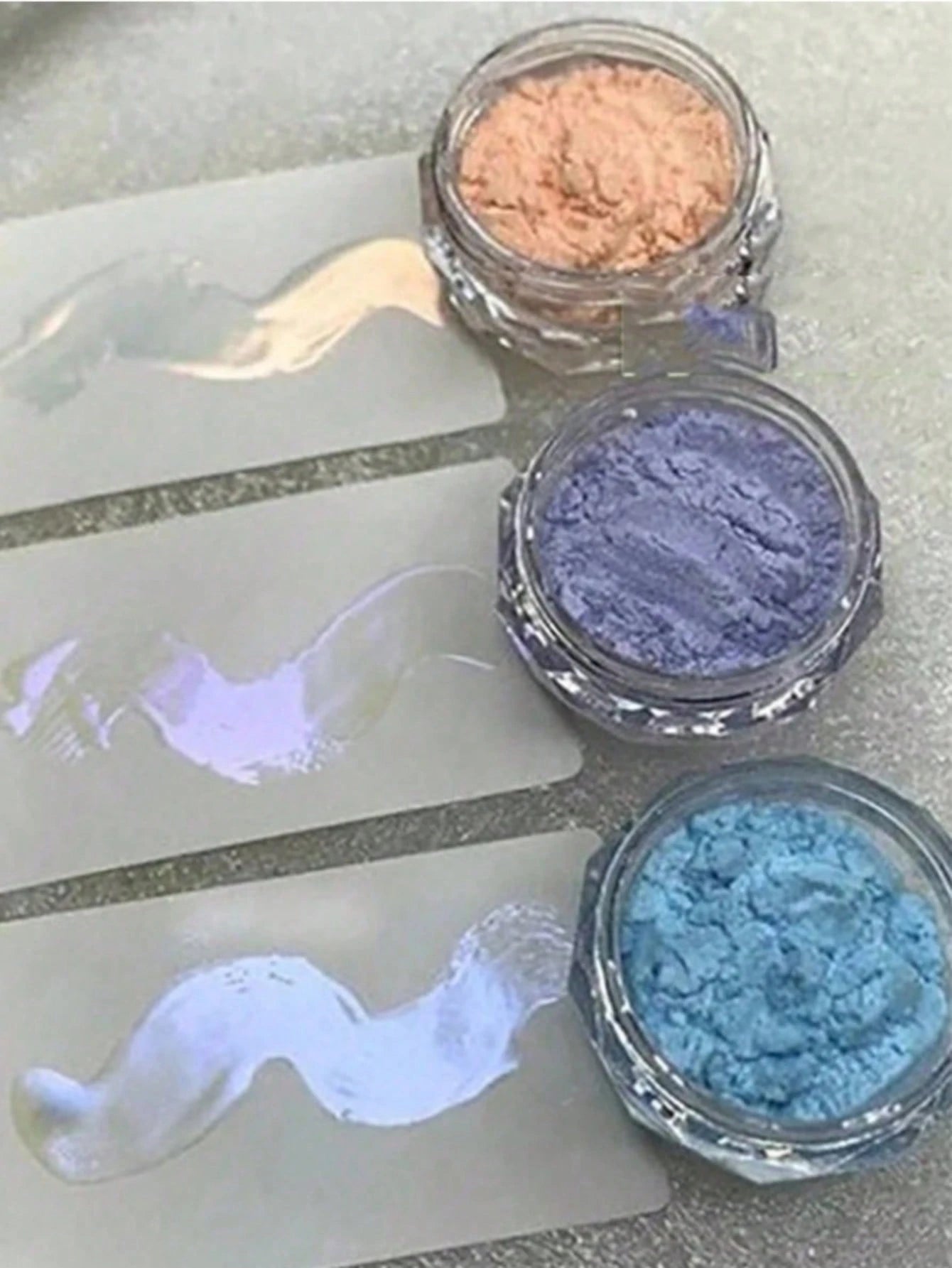 9 Colors Mermaid Powder, 9pcs Round Holographic Mermaid Powder- Odorless, High Gloss Pearl Shell Holographic Glitter Effect, For Nail Art Decoration