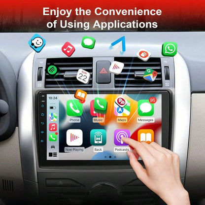 9 Inch Touchscreen 2+32G Android 13 Car Stereo Radio Fit To/Y/Ota Corolla 2009-2013 Wireless Apple CarPlay Android Auto Mirror Link GPS WiFi Bluetooth 5.0 FM RD/S EQ-32