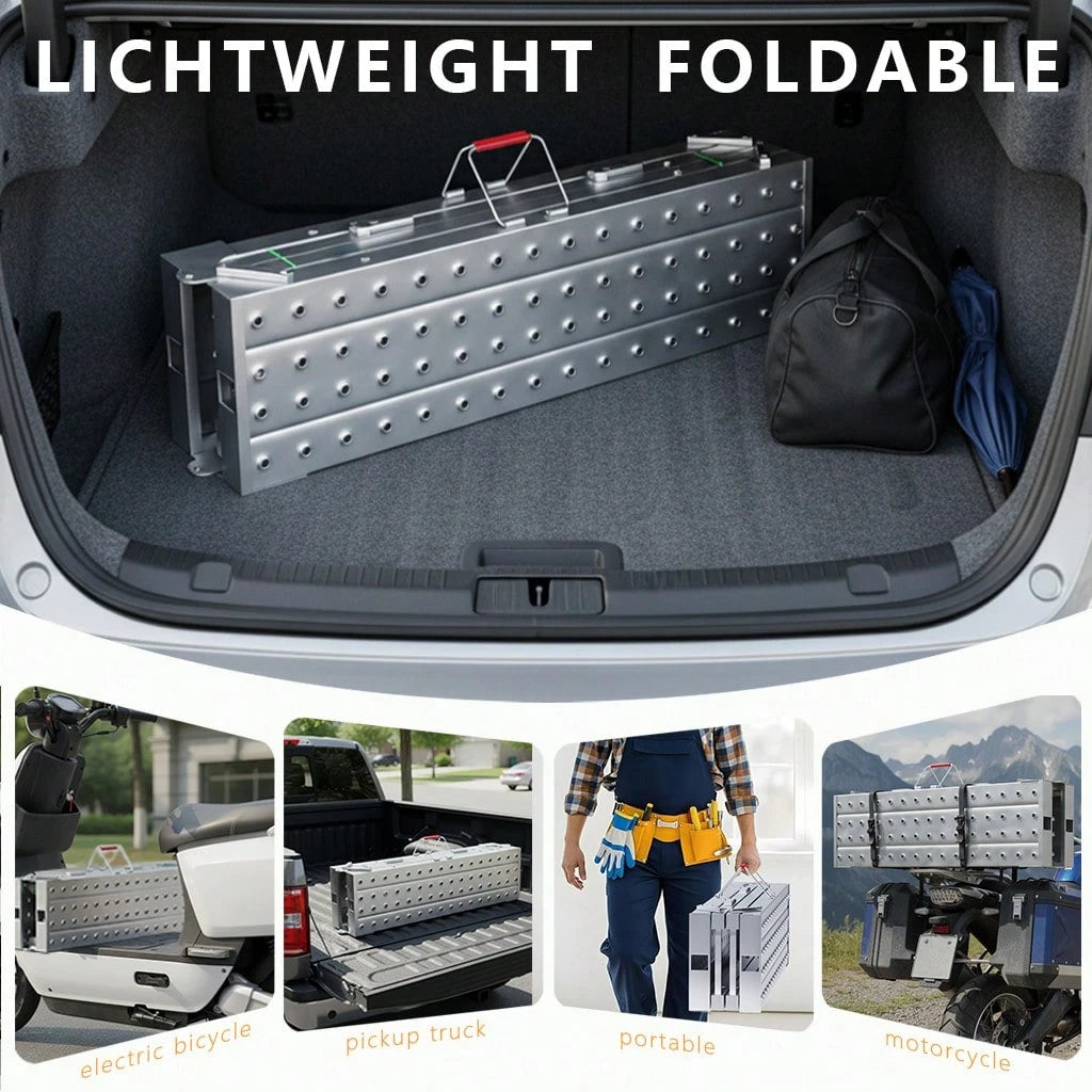 900lbs Independently Height-Adjustable Foldable Work Platform Portable Scaffolding. High Strength With A 900lb Load Capacity. Suitable For Various Complex Sites, Including Renovation, DIY Projects, RV