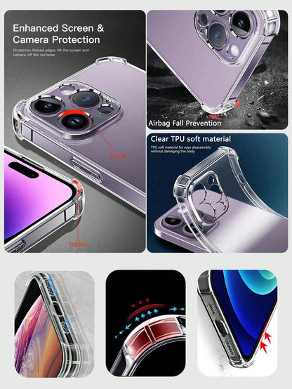 A Customizable Family/Pet/Couple/Wedding/Lifestyle/Travel Phone Case/Protective Cover With 4 Photos For Galaxy S22/S23/UltraA14/Compatible With IPhone 11/12/13/14/15 Pro Max Personalized Gifts