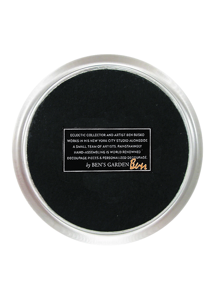 Veuve Clicquot Rosé Text 4" Round Glass Coaster - Ben's Garden