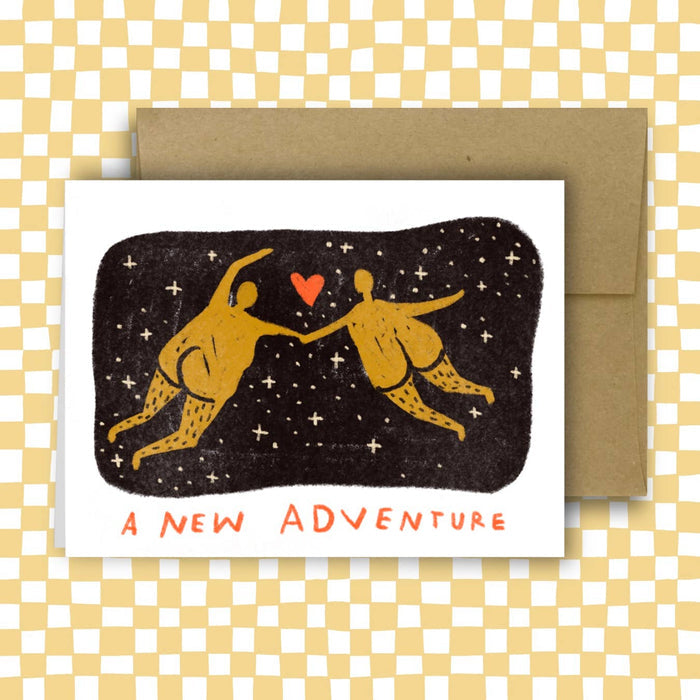 A NEW ADVENTURE Greeting Card