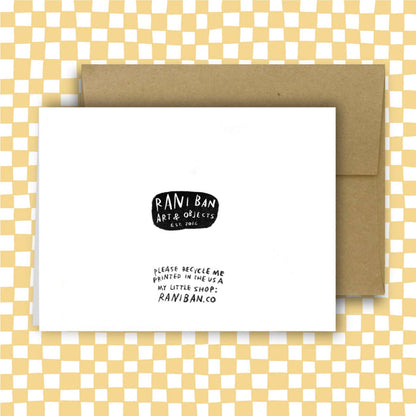 A NEW ADVENTURE Greeting Card