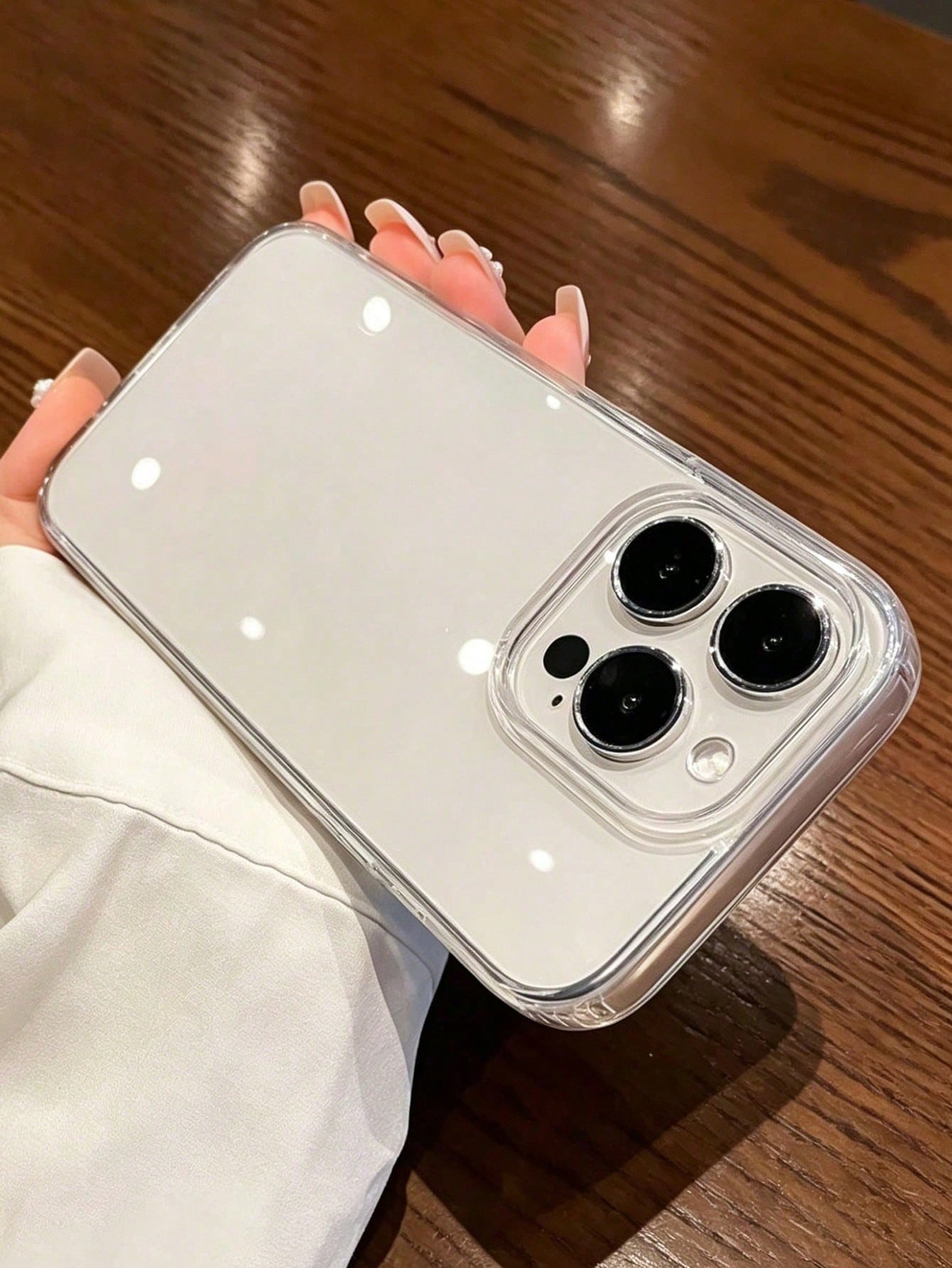 A Super Clear Crystal-Like Phone Case, Simple Transparent Phone Case, Lightweight Large Hole Full Coverage Soft TPU Material, Compatible With 7/8//XR/11/12/14/13/12/14/15/16Promax/16E/17/17pro/17Proma