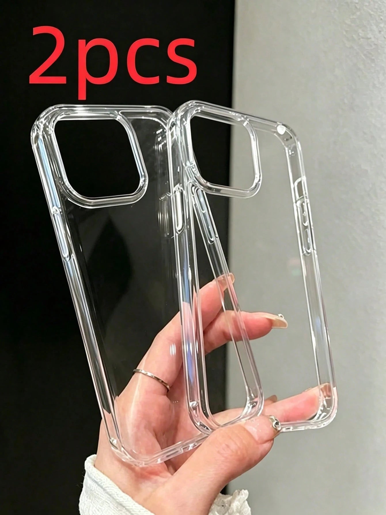 A Super Clear Crystal-Like Phone Case, Simple Transparent Phone Case, Lightweight Large Hole Full Coverage Soft TPU Material, Compatible With 7/8//XR/11/12/14/13/12/14/15/16Promax/16E/17/17pro/17Proma