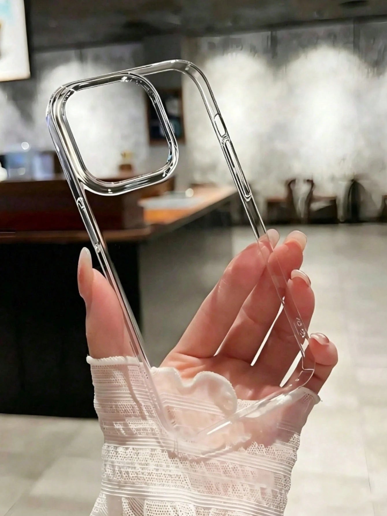 A Super Clear Crystal-Like Phone Case, Simple Transparent Phone Case, Lightweight Large Hole Full Coverage Soft TPU Material, Compatible With 7/8//XR/11/12/14/13/12/14/15/16Promax/16E/17/17pro/17Proma