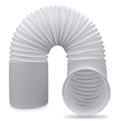 Adjustable Air Ducting Pipe Heavy-Duty Four-Layer Protection Dryer Vent Hose Exhaust White